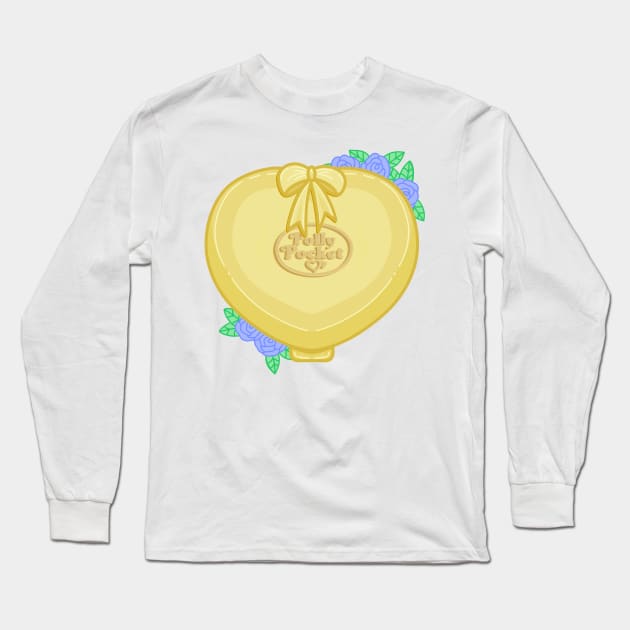 Stylin’ Salon Yellow Polly Pocket Long Sleeve T-Shirt by Eyeballkid-